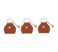 BESTonZON 3pcs Pick Carrying Case for Guitar Guitar Pick Holder Bag Compact Keychain Storage for Plectrums