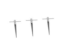 BESTonZON 3pcs Pickup Bit Hand Held Taper Reamers Pin Hole Tapered Reamer for Guitar Reaming Guitar Tool Guitar Pin Hole Tapered Guitar Woodworker Tool Taper Reamer Tool Luthier Tools Metal