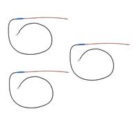 BESTonZON 3pcs Piezo Pickup under Saddle for Acoustic Guitars Guitar Replacement Parts Flexible Long Cable