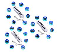 BESTonZON 3pcs Port Usb Hub Individual for White Usb Splitter for Pc and Laptop Rapid Data Transfer Compatible