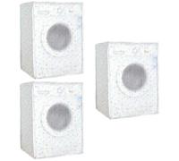 BESTonZON 3pcs Printed Covers Washing Machine Dryer Washer Covers for outside Washing Machine Protector Outdoor Accessories Couch Protectors Fridge Accessories Remote Control Dust Jacket