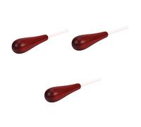 BESTonZON 3pcs Professional Extendable Conductors Baton Wooden Handle Orchestra Music Conducting Baton for Stage Performance
