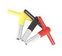 BESTonZON 3pcs Shaped Drum Key Set with Silicone Grip Drum Tuning Wrenches for Drummers Lightweight and Durable for Easy Tuning and Adjustments