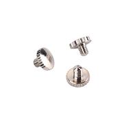 BESTonZON 3pcs Silver Metal Slide Finger Ring Fixing Screws for Trumpet Replacement Brass Instrument Accessories for Repair and Maintenance
