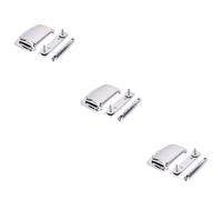 BESTonZON 3pcs Strong Die-cast Bridge Unit Easy Mount Electric Guitar Bridge Tailpiece Set Acoustic Guitar