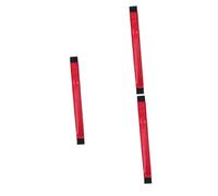 BESTonZON 3pcs Stylish Portable Touch Pen Holder Case Protective Leather Sleeve for Stylus Fit for Tablets Scratch Resistant and Easy to Use Red
