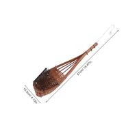 BESTonZON 3pcs Thai Hand-woven Bamboo Hanging Plant Baskets with Breathable Structure Rustic Orchid Planters for Indoor Outdoor Wall Decor Balcony Garden Vertical Hanging Holders