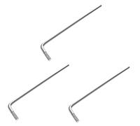 BESTonZON 3pcs Thread Tremolo Arm Metal Whammy Bar for Electric Guitar Replacement for Chrome Finish