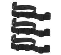 BESTonZON 3pcs Toddler Chair Straps Safety Harness with Double Locking Mechanism and Secure Inner Ring Design, Polyester Material for High Chairs and Strollers, on The Go Or Restaurant