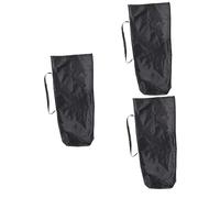 BESTonZON 3pcs Trolley Travel Bag Stroller Bag for Airplane Stroller Travel Bag Stroller Gate Check Bag for Airplane Auto Accessories Stroller Cover for Airplane Travel Hand Cart Nylon Black