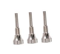 BESTonZON 3pcs Trumpet Repair Parts Trumpet Positioning Screws Silver Replacement Part