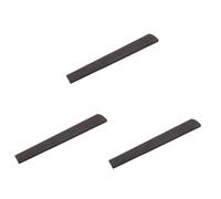 BESTonZON 3pcs Violin Fingerboard 1/4 Violin Fretboard Wood Violin Fretboard Violin Replacement Fretboard Replacement Violin Fretboard Wooden Violin Fretboard Violin Accessories Black Ebony