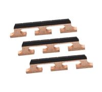 BESTonZON 3pcs Wooden Banjo Bridges Replacement String Banjo Custom Fit Bridge Parts for Folk Instruments Easy Installation and Enhanced Sound Transmission