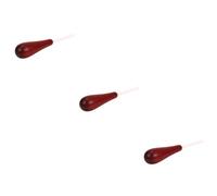 BESTonZON 3pcs Wooden Music Concert Baton for Band Performance Professional Orchestra Conducting Handle for Stage Performance Dark