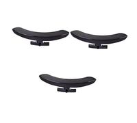 BESTonZON 3pcs Zinc Alloy Banjo Armrest Black Accessory Replacement Parts for Banjo Black Mirror