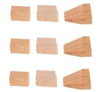 BESTonZON 3Set Wooden Violin Bow Wedge Plugs for Fiddlestick Parts Replacement Vibration Absorbing Bow Accessories Enhancing Sound Quality Compatible with Various Violin Models for Practice