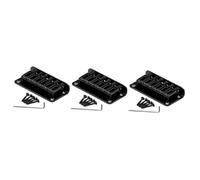 BESTonZON 3sets Electric Guitar Bridge Metal Guitar Bridge Tailpiece Strong Wear Resistance Portable Parts