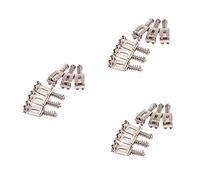 BESTonZON 3sets Guitar Electric Tremolo Saddles Replacement Parts Set Chrome Finish 3.2 x 1.05 x 1cm Size 6pcs*3