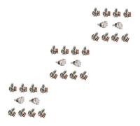 BESTonZON 3sets Guitar Potentiometer Knobs A250k Volume Potentiometer 16mm Base Dia 18mm Shaft Length Coarse Knurling 10pcs*3