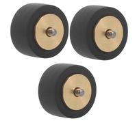 BESTonZON 3sets Pinch Roller Bearing Wheel for Audio Tape Recorder Compact Design Easy to Store No Distortion Craftsmanship Replacement for Broken Recorders