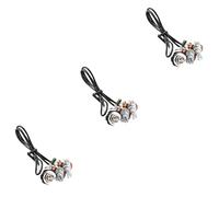 BESTonZON 3sets Potentiometer Prewired Wiring Harness Metal Guitar Parts for Guitar Accessories Beginners Leads Connectors