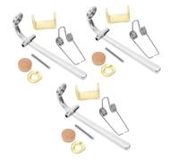 BESTonZON 3sets Trombone Key Accessory Replacement Shower Stop Valve Drain Valve Pad Set