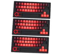 BESTonZON 3sets Unique Key Keycaps Kit for Mechanical Keyboards Easy to Install Unisex Design and Crack Resistant for Customizing Your