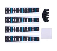 BESTonZON 3sets Violin Finger Guide Practice Mute Cloth for Full Violin Includes Fingerboard Sticker and Label Chart for Beginners Practice Random Color