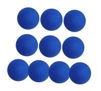 BESTonZON 4.5cm Round Sponge Balls 10pcs Soft Blue for Stage Performance and Party Props