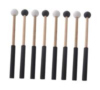 BESTonZON 4 Pairs Drumstick Steel Tongue Drum Finger Picks Marimba Mallets Xylophone Sticks Musical Mallets Small Gong Mallets Glockenspiel Sticks Glockenspiel Mallets Drum Mallet Rubber