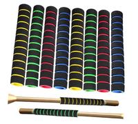 BESTonZON 4 Pairs Ergonomic Sponge Bicycle Handlebar Covers Anti-slip Cycling Handlebar Pads Soft Grip for Mountain Road Tricycle with High-visibility Colors Red Blue Green Yellow