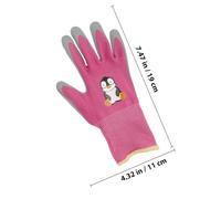 BESTonZON 4 Pairs Gardening Gloves Reusable Latex Work Gloves Cut Resistant for Digging Planting Cycling Roller Skating Breathable Lightweight for Boys