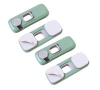 BESTonZON 4 Pcs Child Safety Lock Child Proof Cabinet Locks Cupboard Door Latch Anti-Pinch ABS Easy to Install