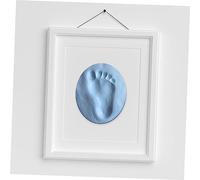 BESTonZON 4 pcs Footprint and Handprint Keepsake Mold Kit for Newborns Easy to Use Casting with Pink and Blue Colors Showers and First Birthdays