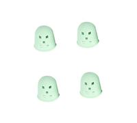 BESTonZON 4 Pcs Silicone Guitar Thumb Guitar Finger Protector Finger Picks for Guitar Mandolin Finger Protectors Electric Guitar Finger Guards Ukulele Finger Guards Guitar Light Green