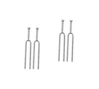 BESTonZON 4 Pcs Tuning Fork Piano Tuner Music Instrument Tune Forks Violin Guitar Tuner Guitar Tuning Tool Piano Accessories Musical Accessories Guitar Tuner Device Aluminum Alloy
