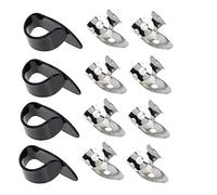 BESTonZON 4 Sets Pick Finger Cot Bass Guitar Picks Guitar Finger Sleeve Electric Guitar Picks Blank Fretboard Death Whistle Metal Guitar Picks Guitar Supply Stainless Steel Thumb Accessories