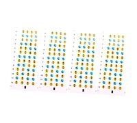 BESTonZON 4 Sheets Ukulele Audio Stickers Fretboard Notes Guitar Fretboard Sticker Note Decals Guitar Fretboard Decals Scale Stickers Guitar Finger Guide Guitars Fretboard Labels Sticker Pvc