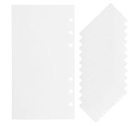 BESTonZON 40 Sheets A6 Release Paper Refill for 6-Ring Binder, Double-Sided Blank Sticker Collecting Pages, Loose-Leaf Scrapbooking Album Inserts for Planner and Journal