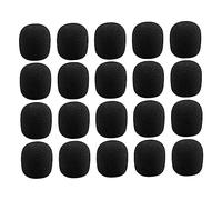 BESTonZON 40pcs Microphone Case Mic Protective Covers Microphone Windshield Mini Foam Microphone Tiny Mic Headphones Microphone Mic Professional Accessories Headset Sponge Lavalier Mi Cotton