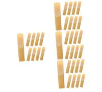 BESTonZON 40pcs Saxophone Reeds Strength for Beginner Alto Sax Traditional Reed Instrument Accessories for Practice and Performance