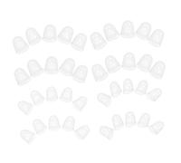 BESTonZON 40pcs Silicone Guitar Finger Caps Fingertip Protectors for Guitar and Ukulele Practice Suitable for Different Finger Sizes and Does Not Affect Movement