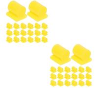 BESTonZON 40pcs Silicone Instrument Bumper for Guitar Trombone Cello Stopper for Hush Practice Sound Reduction Mute Pad for Acoustic Instrument