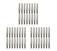 BESTonZON 48pcs Fixed String Nail Tuning Peg for Lyre Harp Zither String Primitive Stringed Instruments Silver