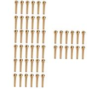 BESTonZON 48pcs Guitar String Pin for Acoustic Guitar Tuning Pegs Bridge Pin Stringed Instrument Accessories