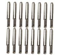 BESTonZON 48pcs Zither Tuning Pin Metal Musical Instrument String Studs for Harp Fixing Musical Instrument Part Silver String for Crafting