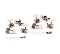 BESTonZON 4pairs Guitar Tuning Pegs Machine Heads Keys for Acoustic Guitar String Pegs Tuning Keys Replacement Accessories for Beginners String Tuner Machine