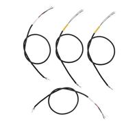 BESTonZON 4pcs 45cm 4-core Shielded Electric Guitar Pickup Wiring Cables Harness Set for Guitar Circuit Repair and Replacement Electric Accessories Compatible with Bass