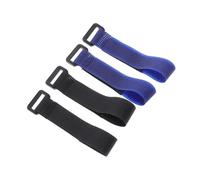 BESTonZON 4pcs Adjustable Anti-crowing Rooster Collars for Poultry Noise-reducing Neck Belts for Chickens Ducks Geese Flexible Design in Blue Black Prevent Disturbance and Ensure Safety