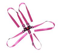BESTonZON 4pcs Adjustable Point Harness Straps Belt for Stroller and High Chair Fade-Resistant Safety Harness with Quick Release Clasp Full Body Protection